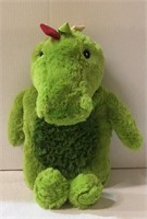 Dinosaur plush hot water bottle cover with hot