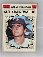 1970 Carl Yastrzemski Hall Of Famer *Crease
