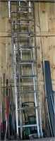 20 ft extension ladder.  (2 sections are