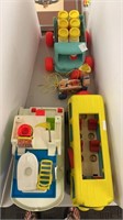 Plastic Fisher-Price toys