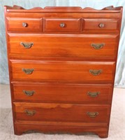 1920’S CRAWFORD CHERRY WOOD CHEST OF DRAWERS