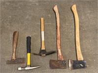 2 Axes, 2 Hammers, & Hatchet