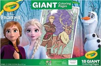 New CRAYOLA 04-0986 GIANT COLORING PAGES FROZEN