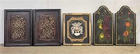 Selection of Wooden Wall Art