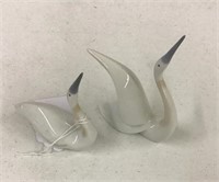 Porcelain Swan Decor