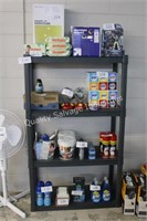 four tier plastic shelf