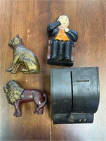 Vintage toys collection Metal Banks group