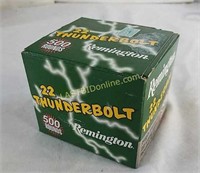 500 Rounds Remington 22 Thunderbolt .22 LR Ammo