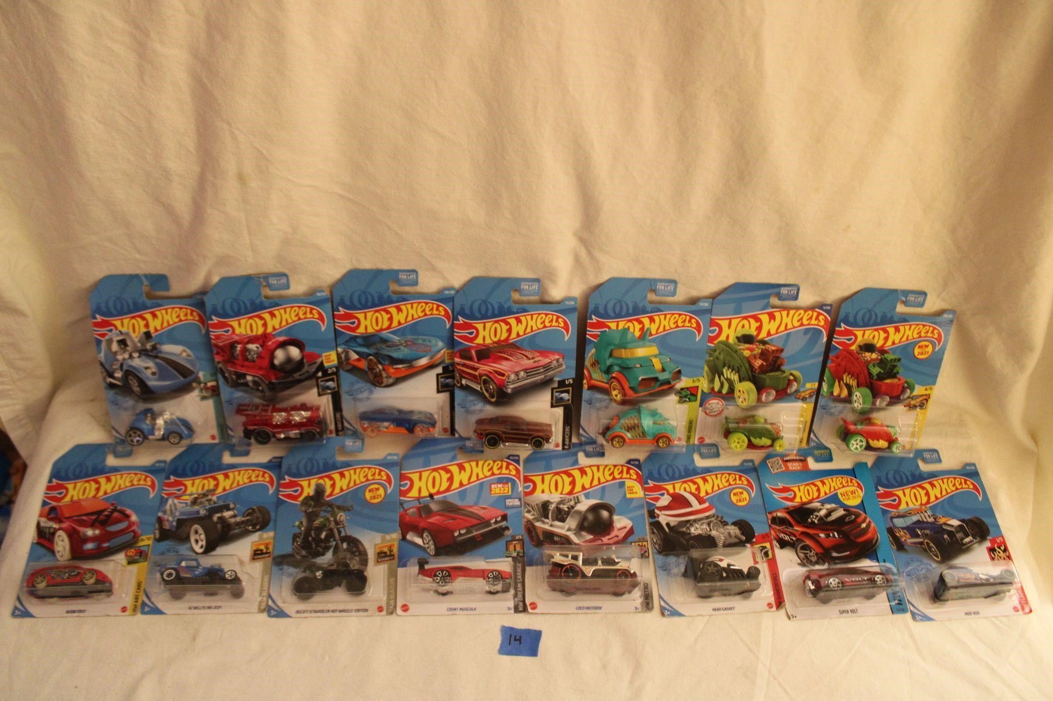 13 New Miscellaneous 1/64 Hot Wheels