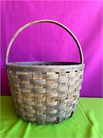 Antique Hand Made Taconic Basket w Handle 1800's