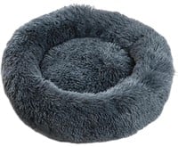 NEW-Calming Dog Donut Bed,Donut Cat Bed