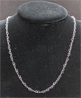 Sterling Silver Heart Link Chain / Necklace