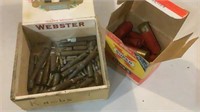 Partial Box Of 16 Gage Shotgun Shells & Misc