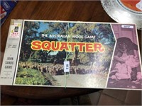 THE AUSTRALIAN BOARD GAME "SQUATTERS"