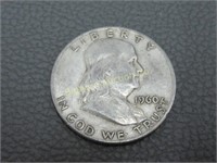 Silver 1960-S Franklin Half Dollar