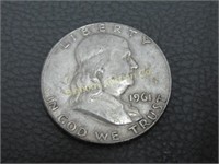 Silver 1961-S Franklin Half Dollar
