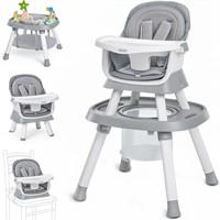 15 in 1 Convertible Baby High Chair  Grey