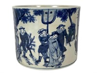 Chinese Blue & White Porcelain Pot