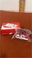 Nike shoe keychain with mini box