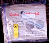 Package of Coin World Newspapers
