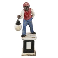 Cast Iron "Jockey" Statue Yard Decor