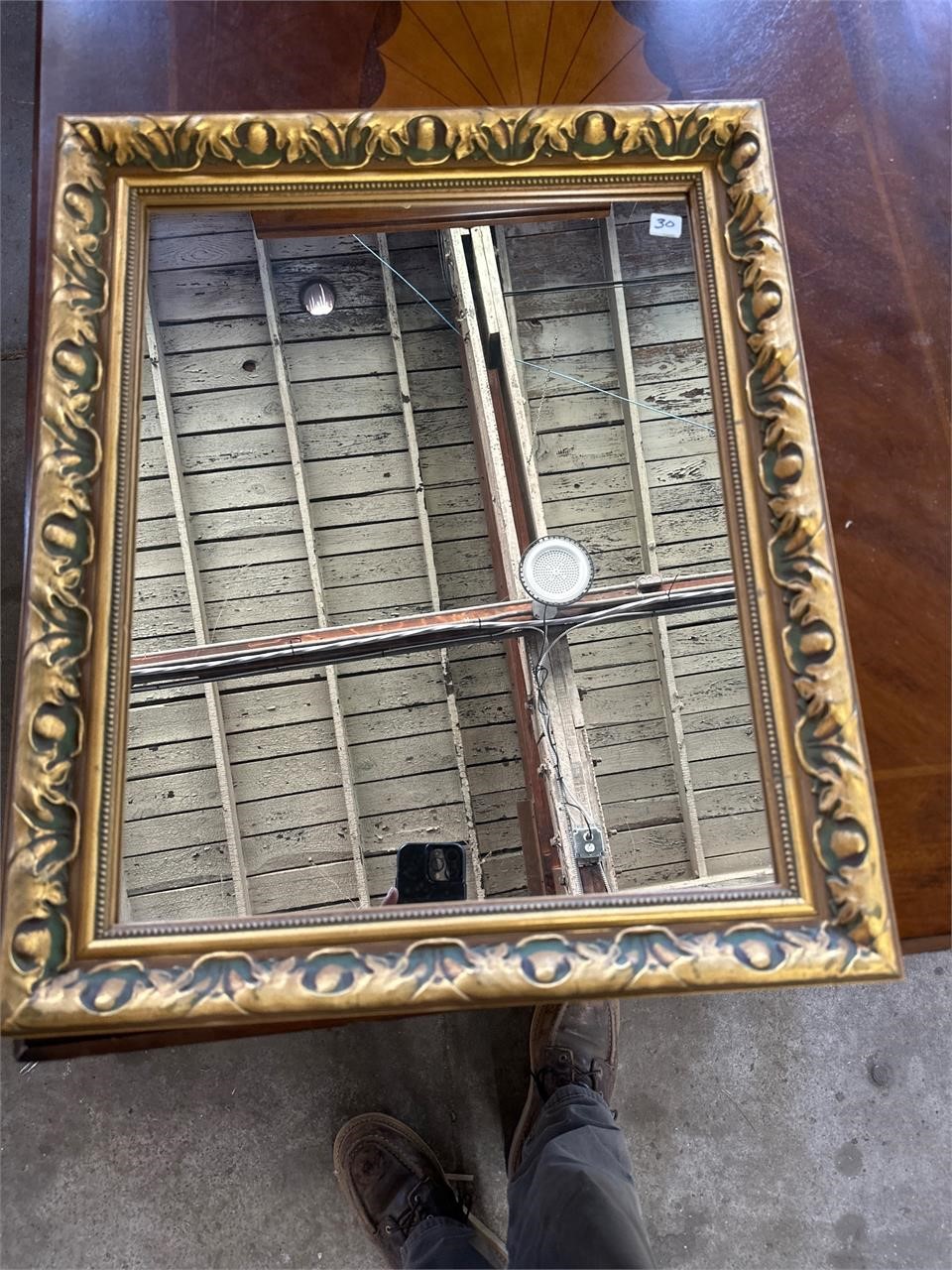 Gold Frame Mirror