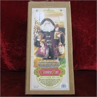 Grandeur Noel Santa figure in box.