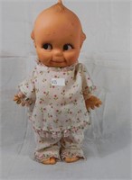 Vintage Cameo Kewpie Vinyl Doll 10" Squeaker Toy