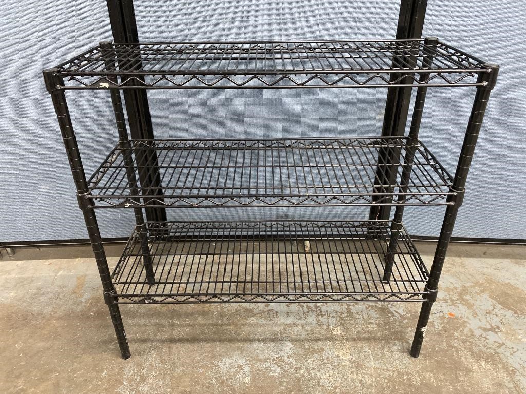 3 Shelf Wire Rack Unit 36"x14”x33.5”