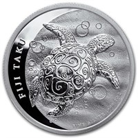 2013 Fiji 1 Oz Silver $2 Taku Bu