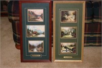 2 Pieces, Small Framed Thomas Kinkade Prints