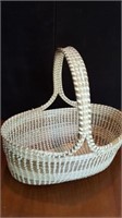 Oval Sweetgrass Basket with Handle