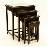 Furniture Mother of Pearl Inlay Stack Tables