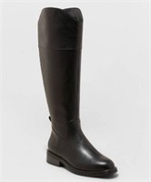 SIZE 6 BLACK SIENNA TALL RIDING BOOTS $40