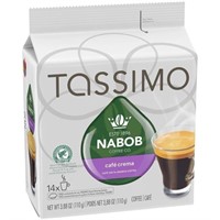 TASSIMO NABOB CAFE CREMA 110G BB NOV 2024