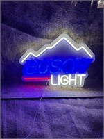 17"x12" Busch Light LED Neon Style Sign, Works