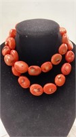 Somon Coral Kenneth Lane necklace