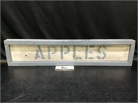 Wood Apples Sign