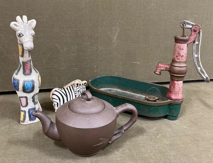 Antique Cast Iron Watering Spout Toy