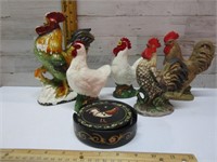 ROOSTER FIGURINES