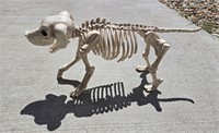 Plastic Skeleton Dog Decoration