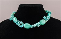 Chinese Green Malachite Necklace