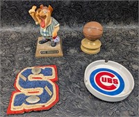 Vintage Letterman Sports Patch with Pins, Cubs