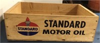 Standard Motor Oil Wood Box