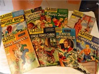 Classic Illustrated 8 Comic books - Tom Sawyer ,