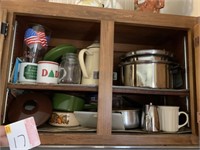 Pots, Pans, Items in Cabinet