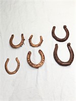 Lot of 6 Horse Shoes