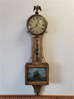 Aaron Willard Banjo Clock c. early 1800s