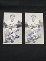 Lot 2 McCarthy Postcards Don Drysdale Dodgers