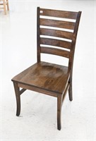 WORMY MAPLE "SIENNA" SIDE CHAIR